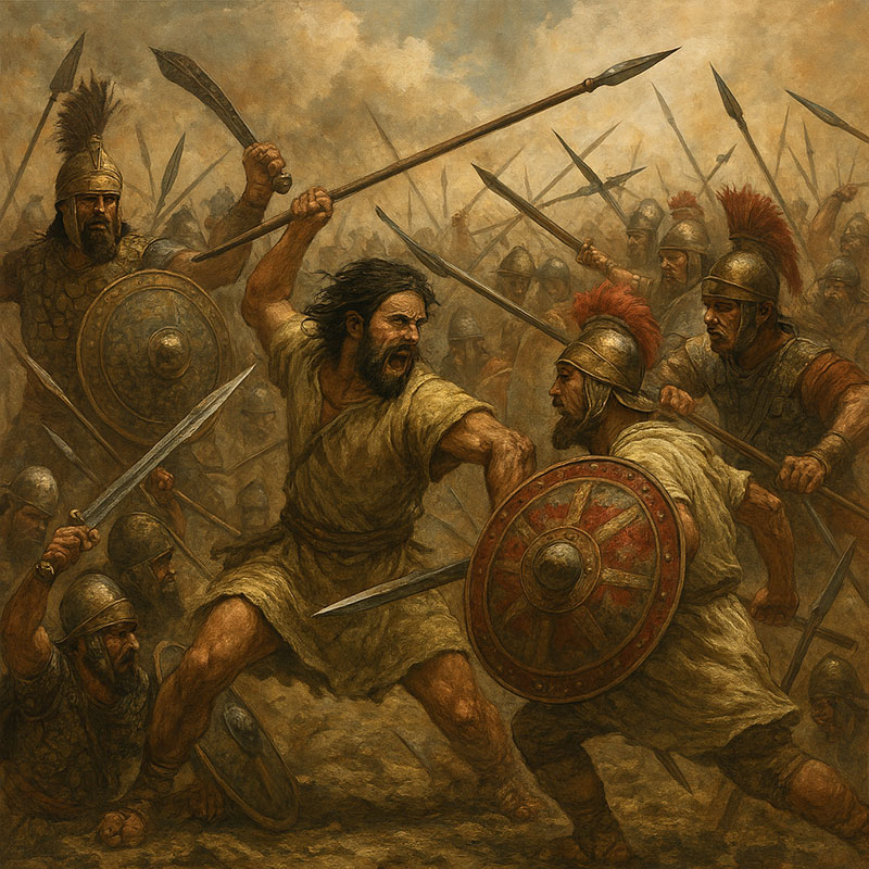 Why were the Philistines against the Canaanites?