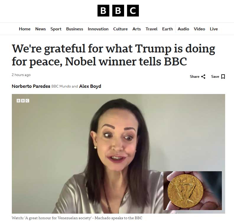 The Nobel Peace Prize for War